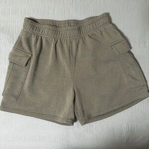 green cargo shorts